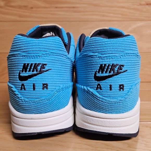 Nike Air Max 1 Blue Mens Running Shoe Sneaker FB8915-400 - Picture 9 of 15